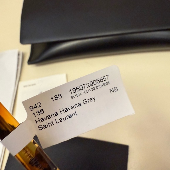 Brand New Saint Laurent 54MM Cat Eye Sunglasses Havana - Made in Italy - Picture 10 of 11